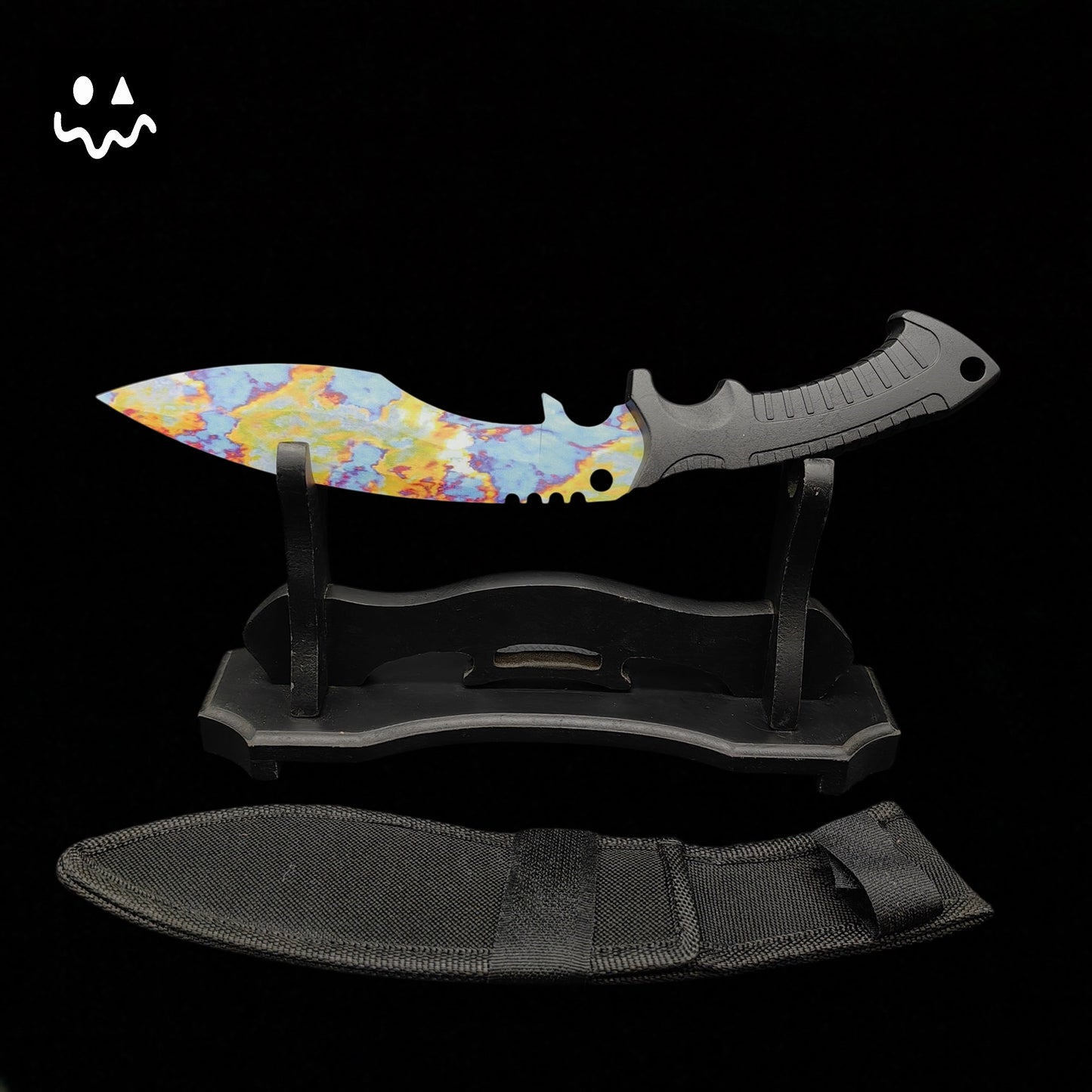28cm/11'' GO Game Blunt Blades Kukri Knife Props