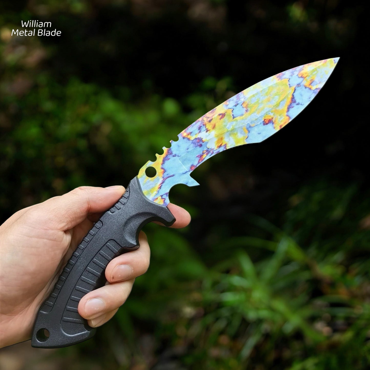 28cm/11'' GO Game Blunt Blades Kukri Knife Props