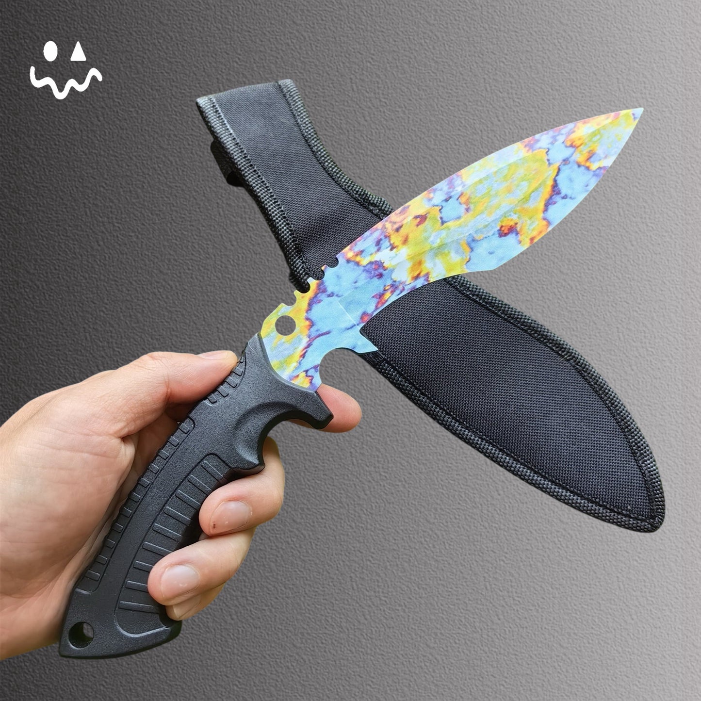 28cm/11'' GO Game Blunt Blades Kukri Knife Props