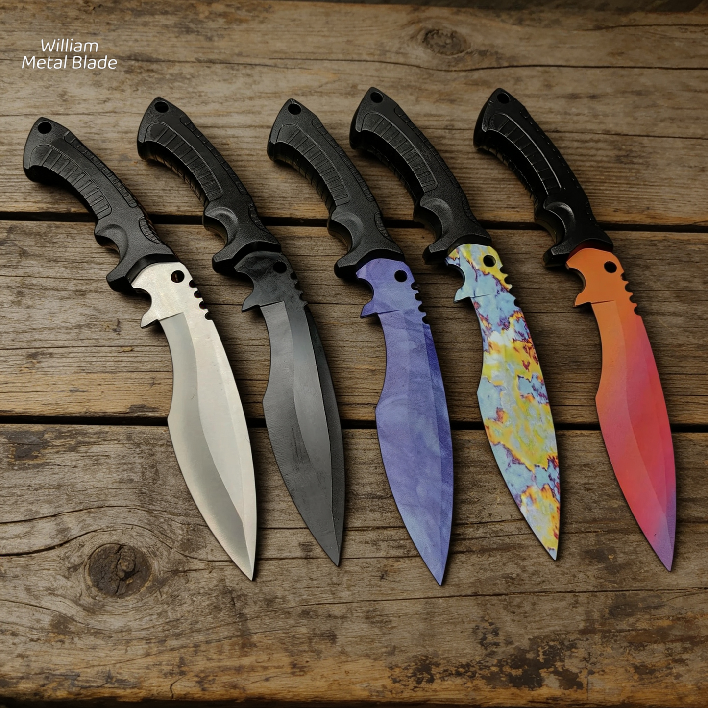 28cm/11'' GO Game Blunt Blades Kukri Knife Props