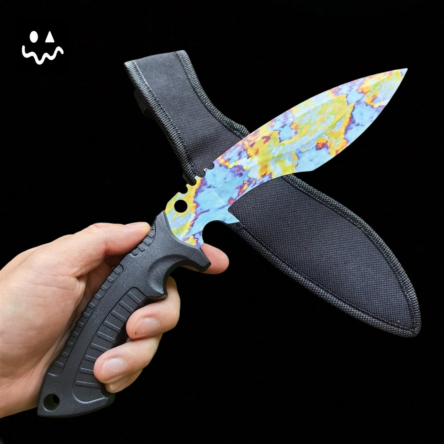 28cm/11'' GO Game Blunt Blades Kukri Knife Props