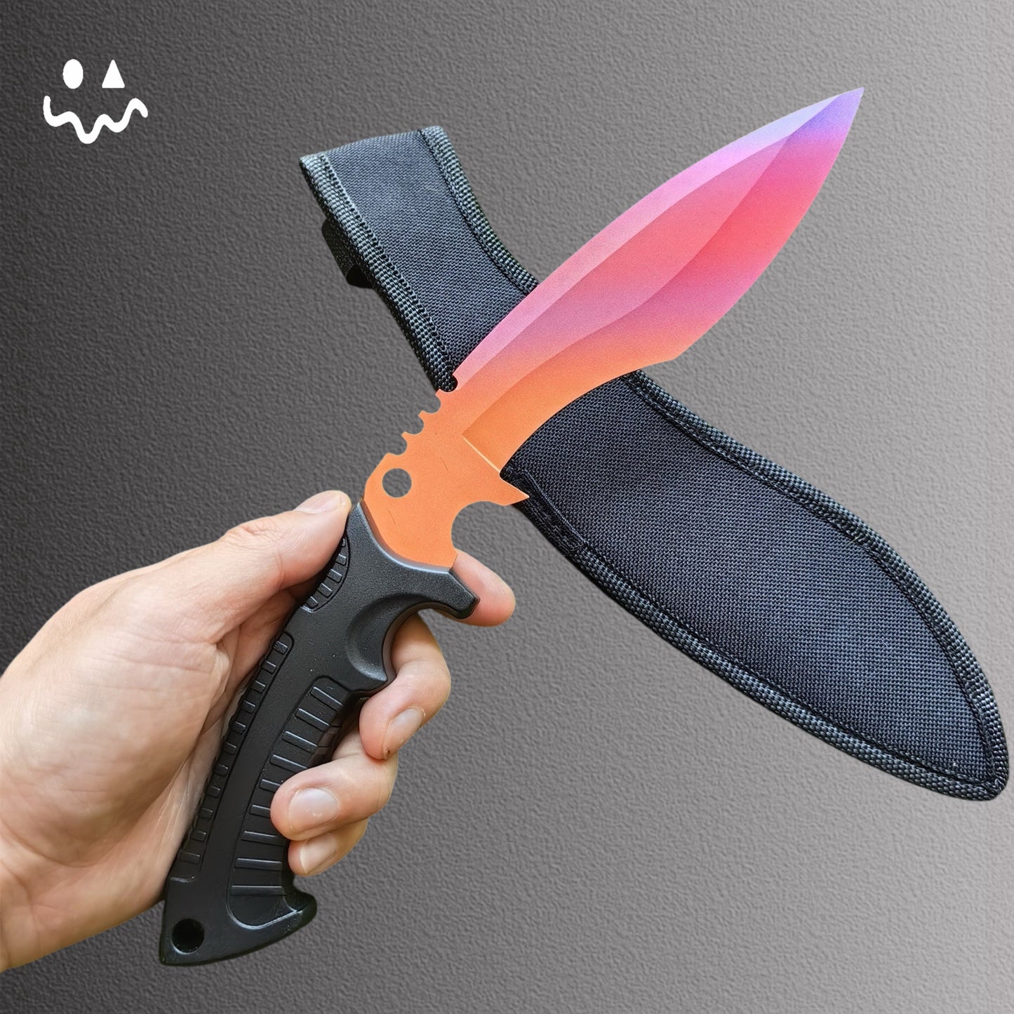 28cm/11'' GO Game Blunt Blades Kukri Knife Props