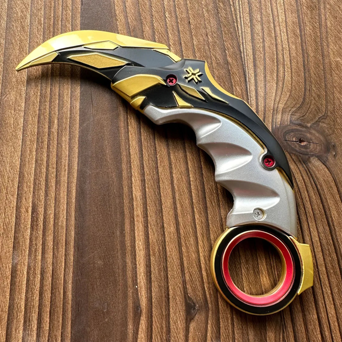 Metal Champion Karambit Blunt Blade Trainer Cosplay Prop