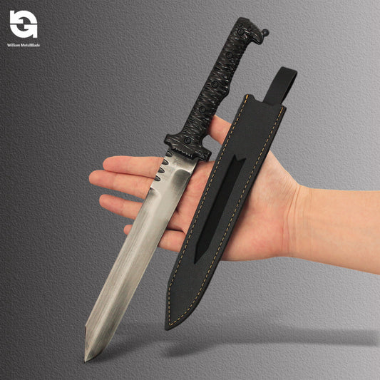 29CM/11.4" Escape from Tarkov M-2 Tactical Sword  Blunt Blade Metal Dagger