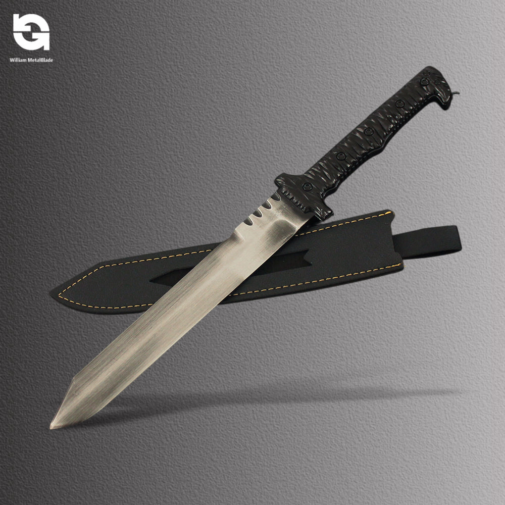29CM/11.4" Escape from Tarkov M-2 Tactical Sword  Blunt Blade Metal Dagger