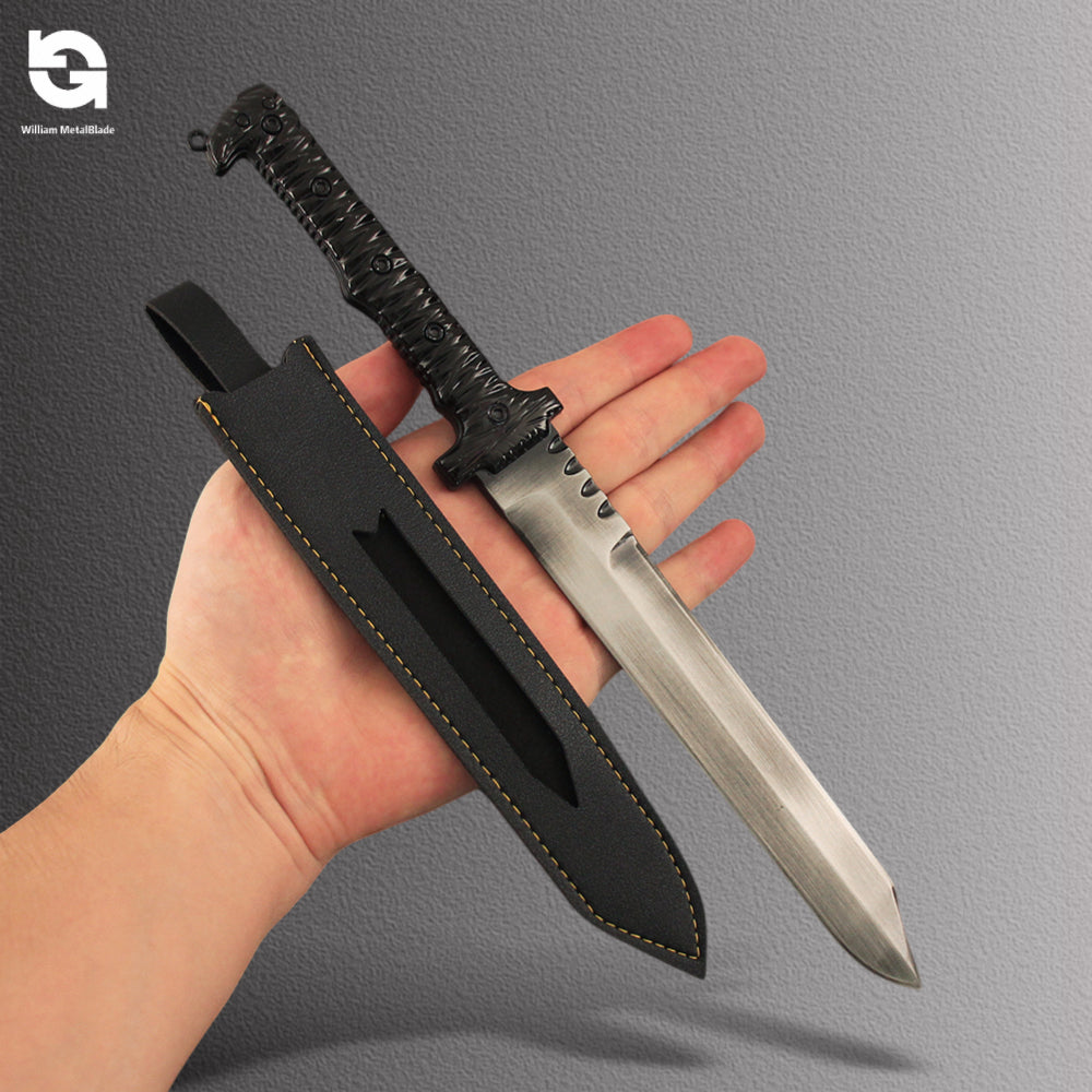 29CM/11.4" Escape from Tarkov M-2 Tactical Sword  Blunt Blade Metal Dagger