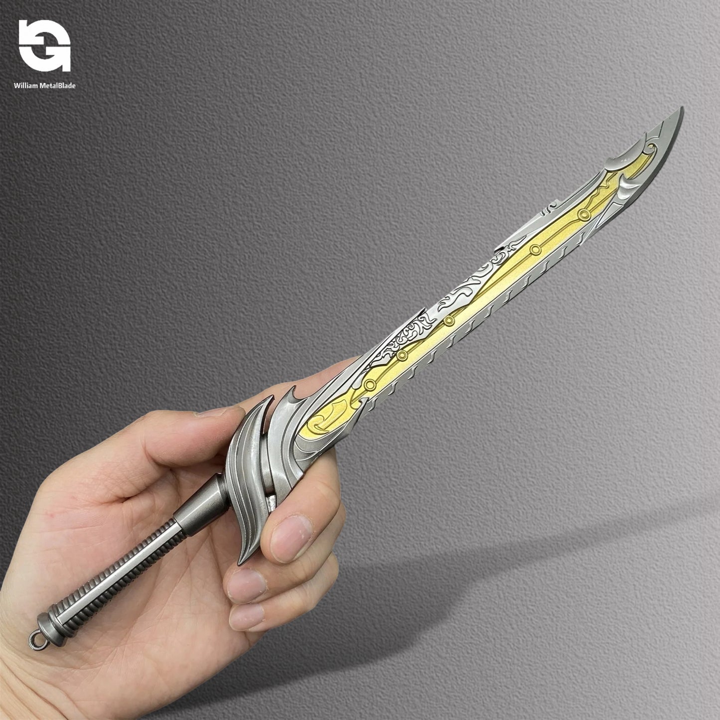 29CM/11.4" NB Metal Dark Pattern Startling Hung Knife Replica