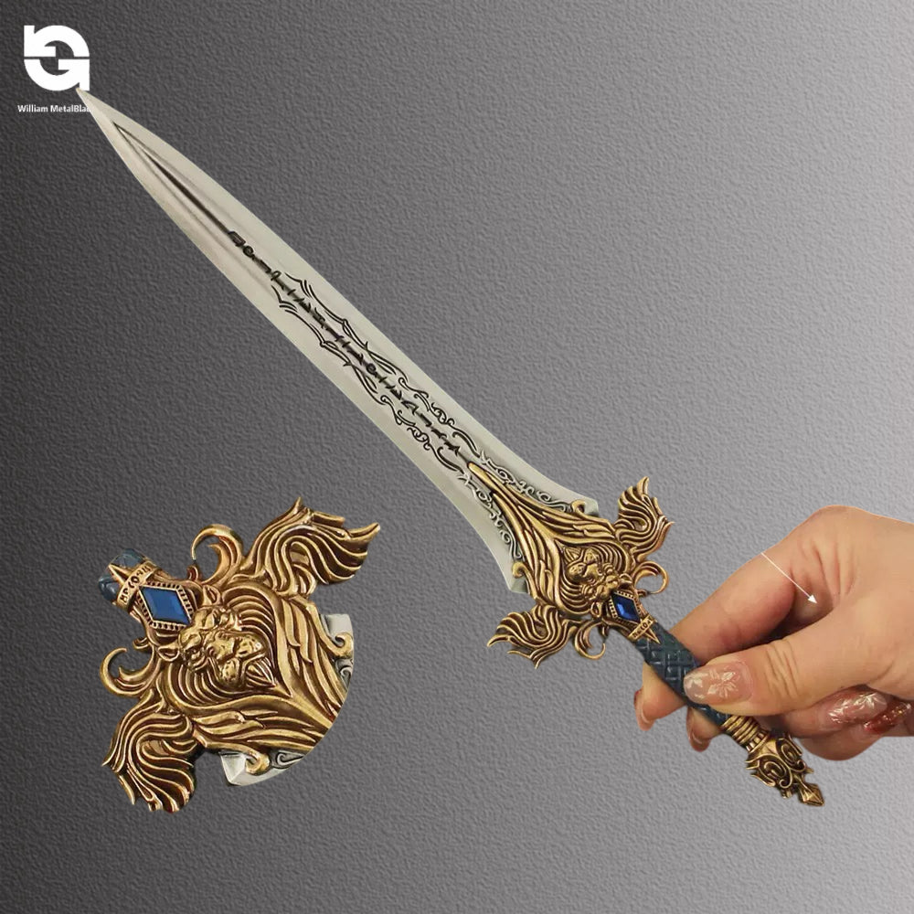 30CM/11.8" Classical Game Royal Guard Sword With Sheath Fan Art For Display