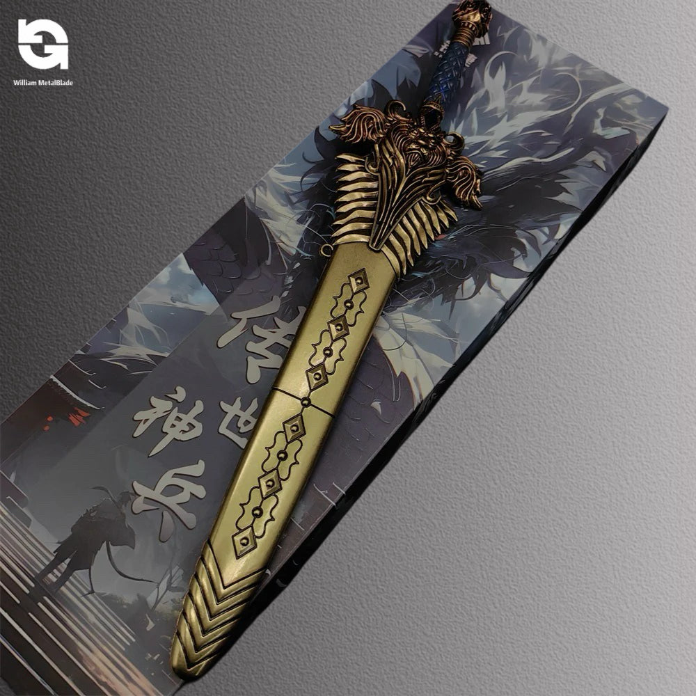 30CM/11.8" Classical Game Royal Guard Sword With Sheath Fan Art For Display