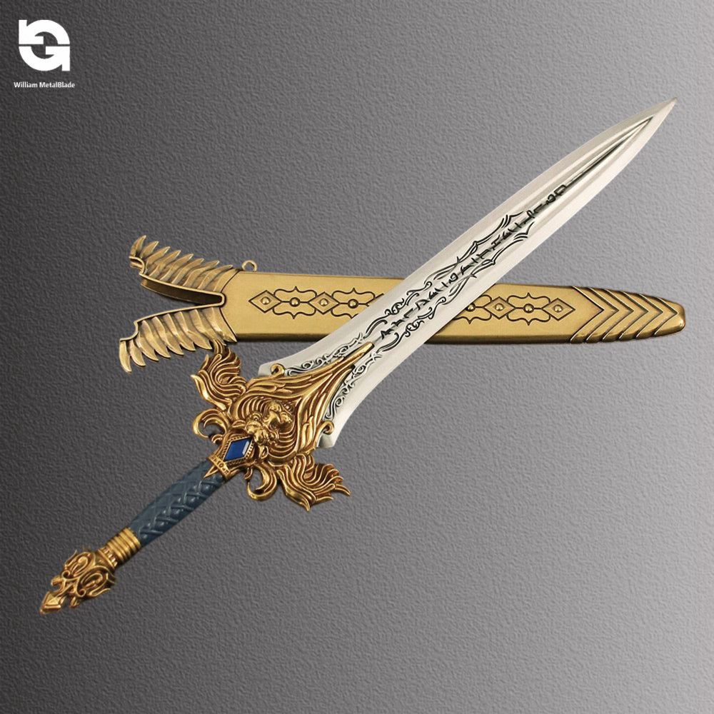 30CM/11.8" Classical Game Royal Guard Sword With Sheath Fan Art For Display
