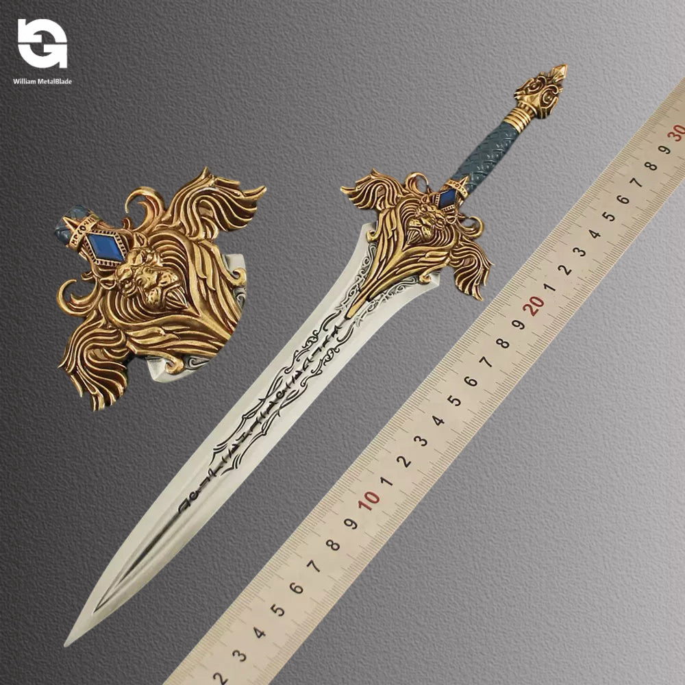 30CM/11.8" Classical Game Royal Guard Sword With Sheath Fan Art For Display
