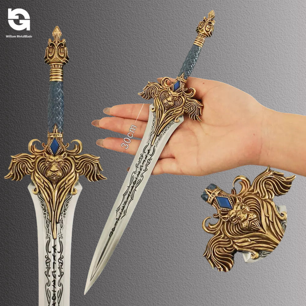 30CM/11.8" Classical Game Royal Guard Sword With Sheath Fan Art For Display