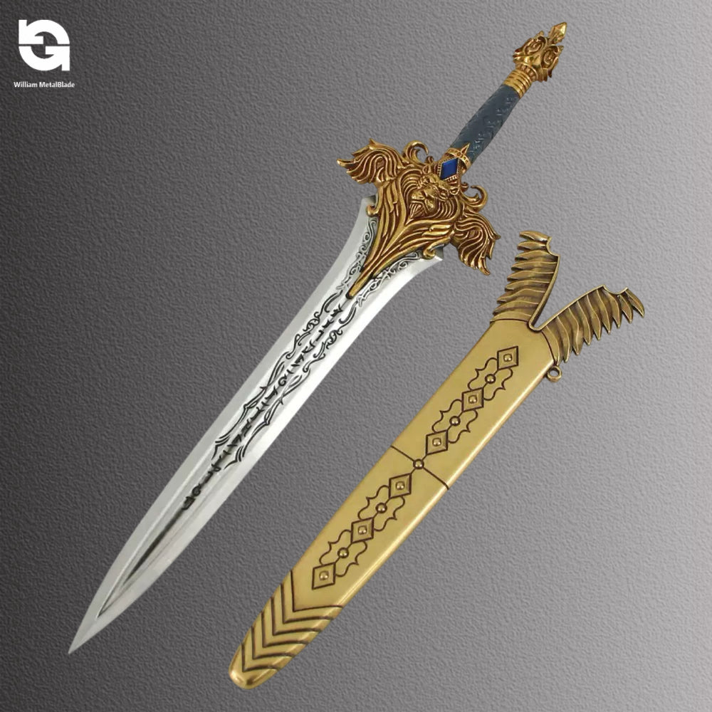 30CM/11.8" Classical Game Royal Guard Sword With Sheath Fan Art For Display