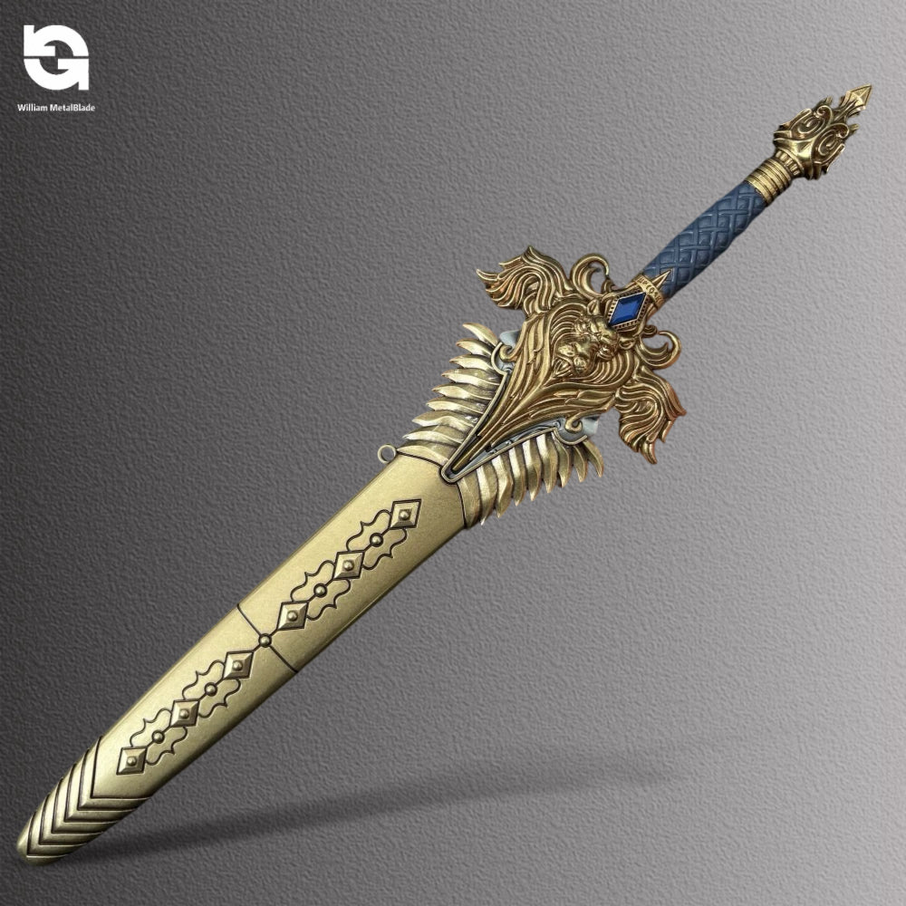 30CM/11.8" Classical Game Royal Guard Sword With Sheath Fan Art For Display