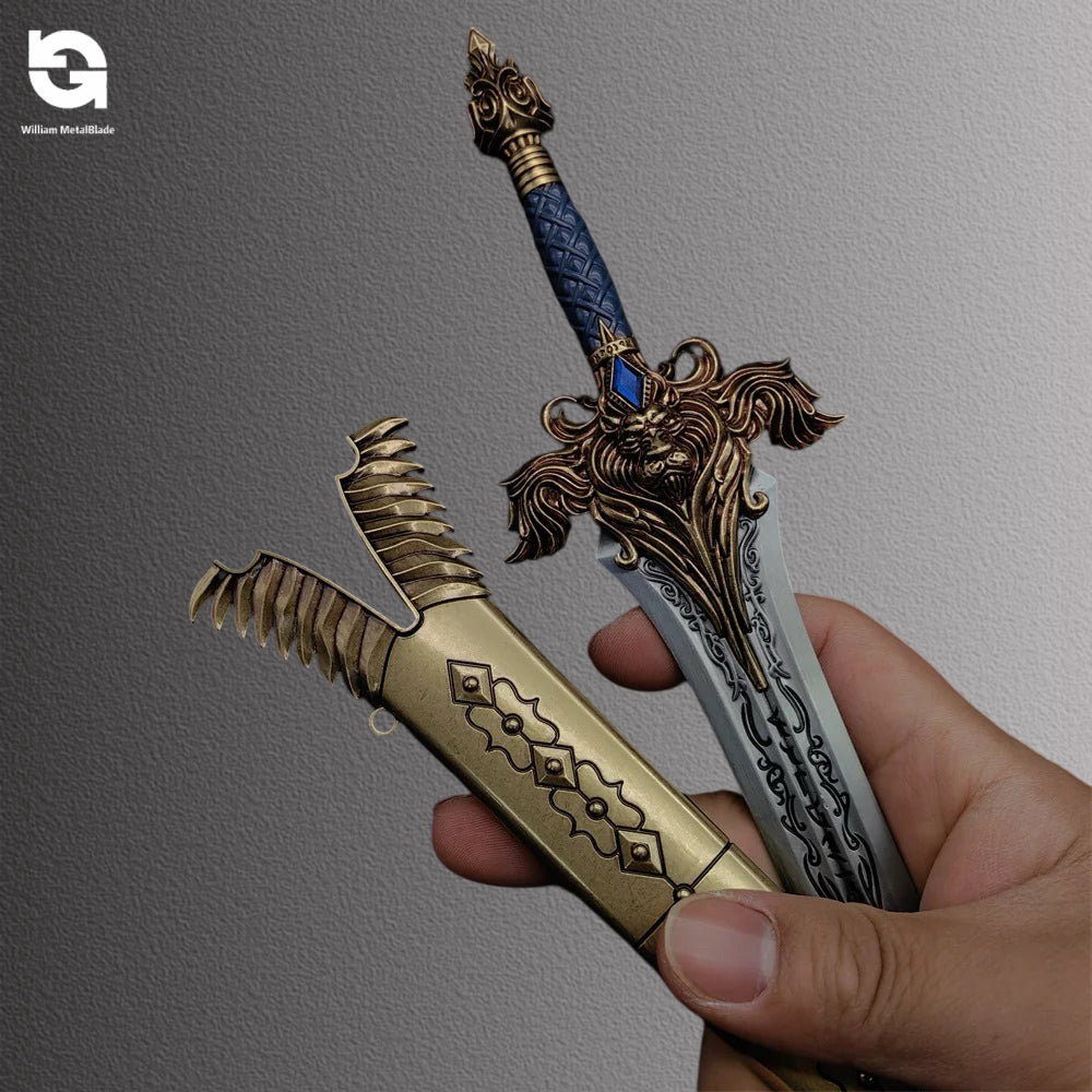 30CM/11.8" Classical Game Royal Guard Sword With Sheath Fan Art For Display