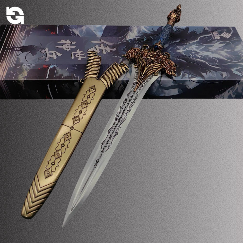 30CM/11.8" Classical Game Royal Guard Sword With Sheath Fan Art For Display