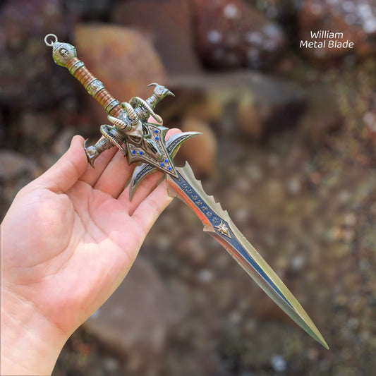 30CM/11.8" Metal Lich King Arthas Frostmourne Sword Craft