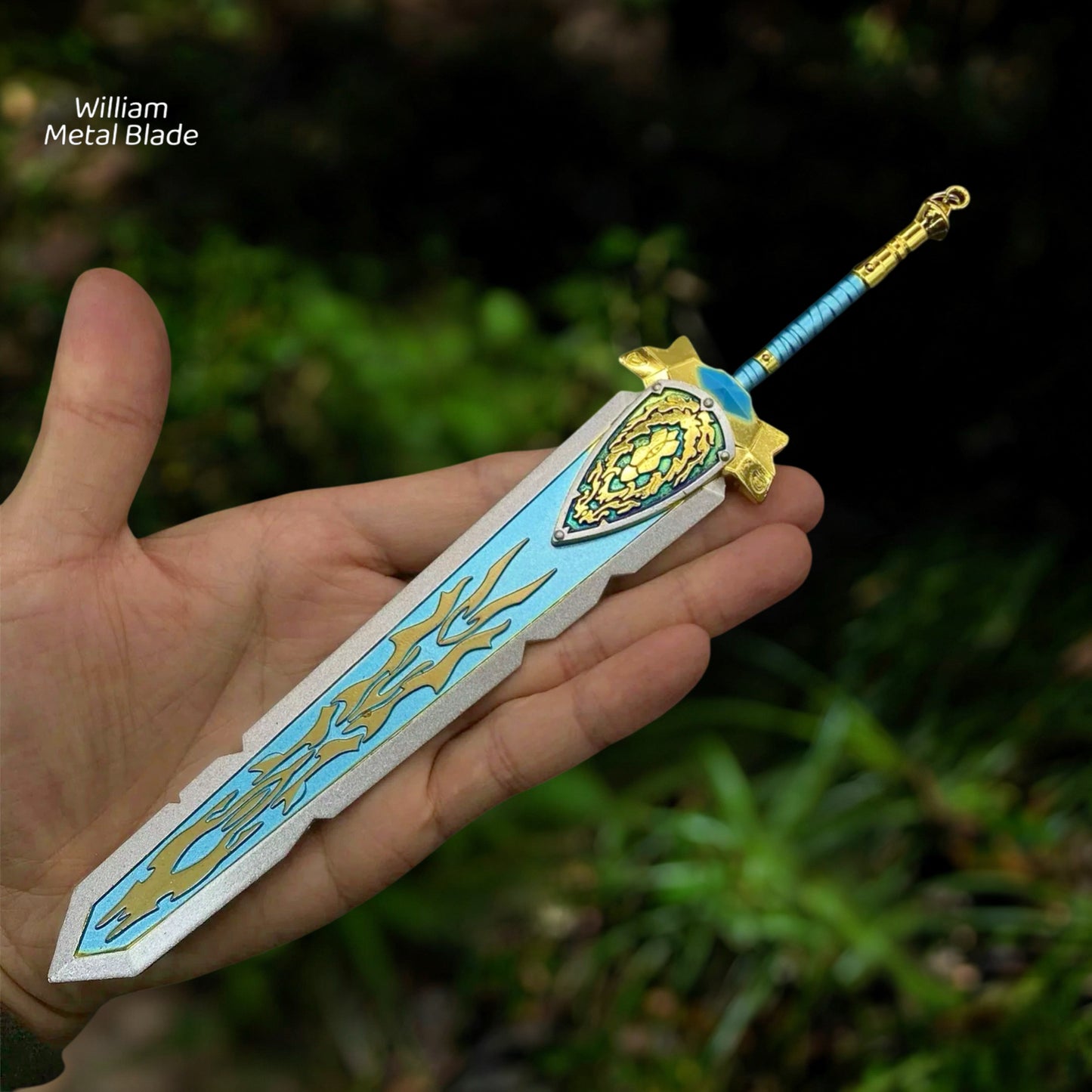 30CM/11.8" Metal Lich King Arthas Frostmourne Sword Craft