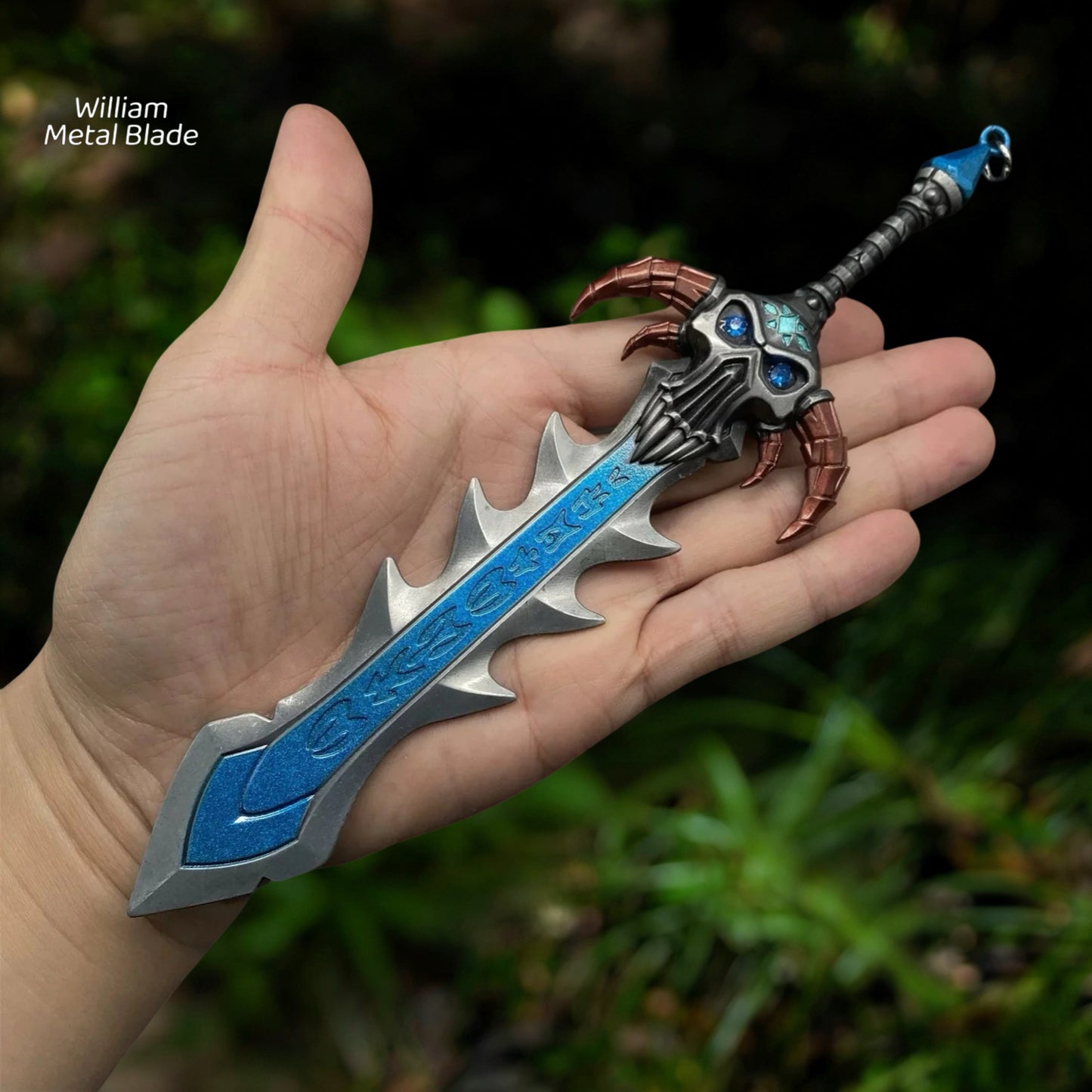 30CM/11.8" Metal Lich King Arthas Frostmourne Sword Craft