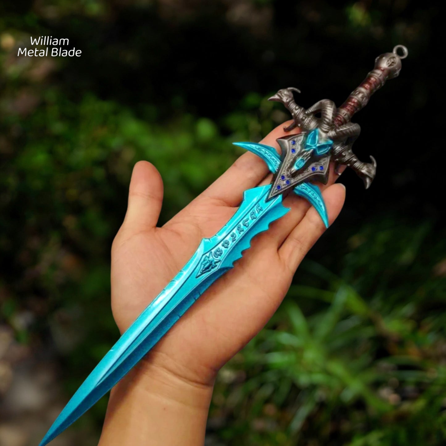 30CM/11.8" Metal Lich King Arthas Frostmourne Sword Craft