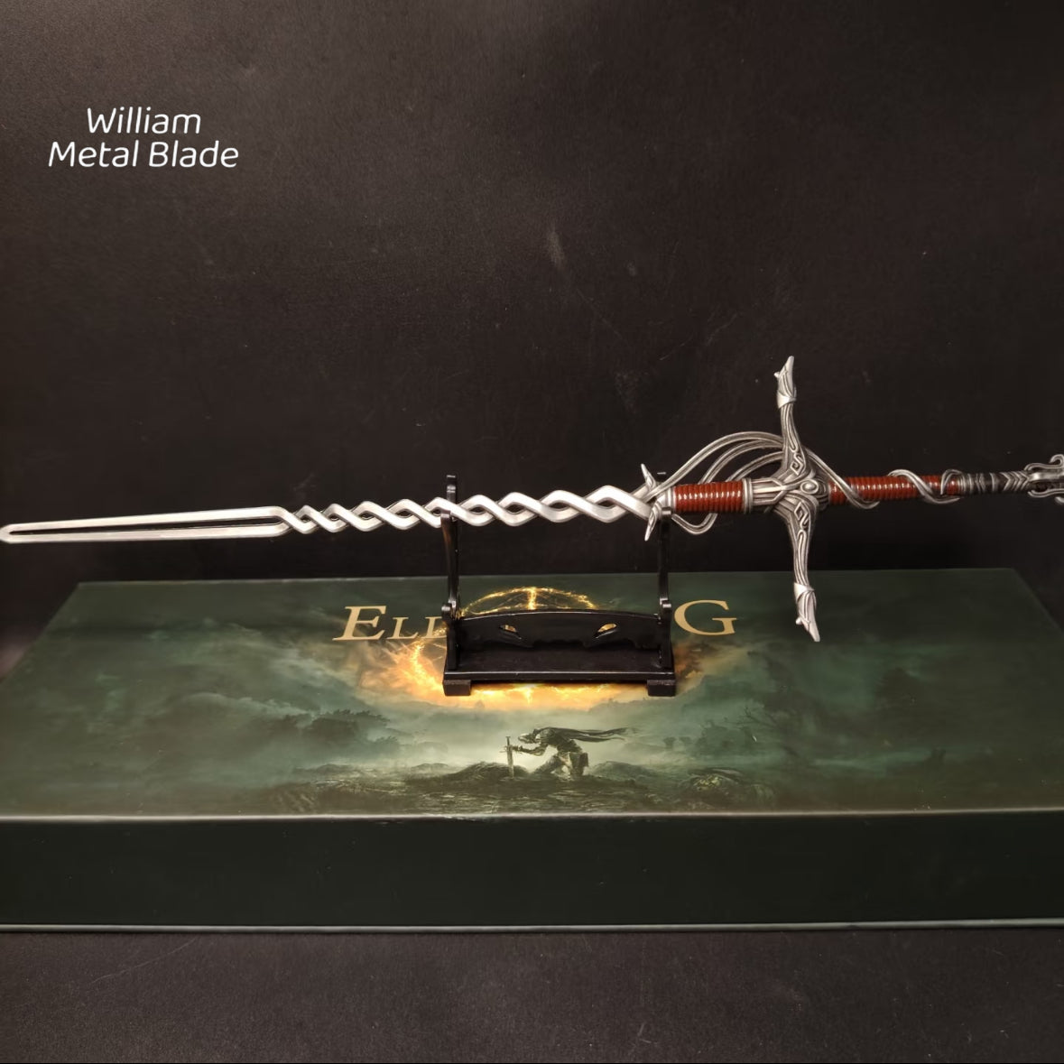 30CM/11.8" Soul Game Fire Knight's Greatsword Metal Replica