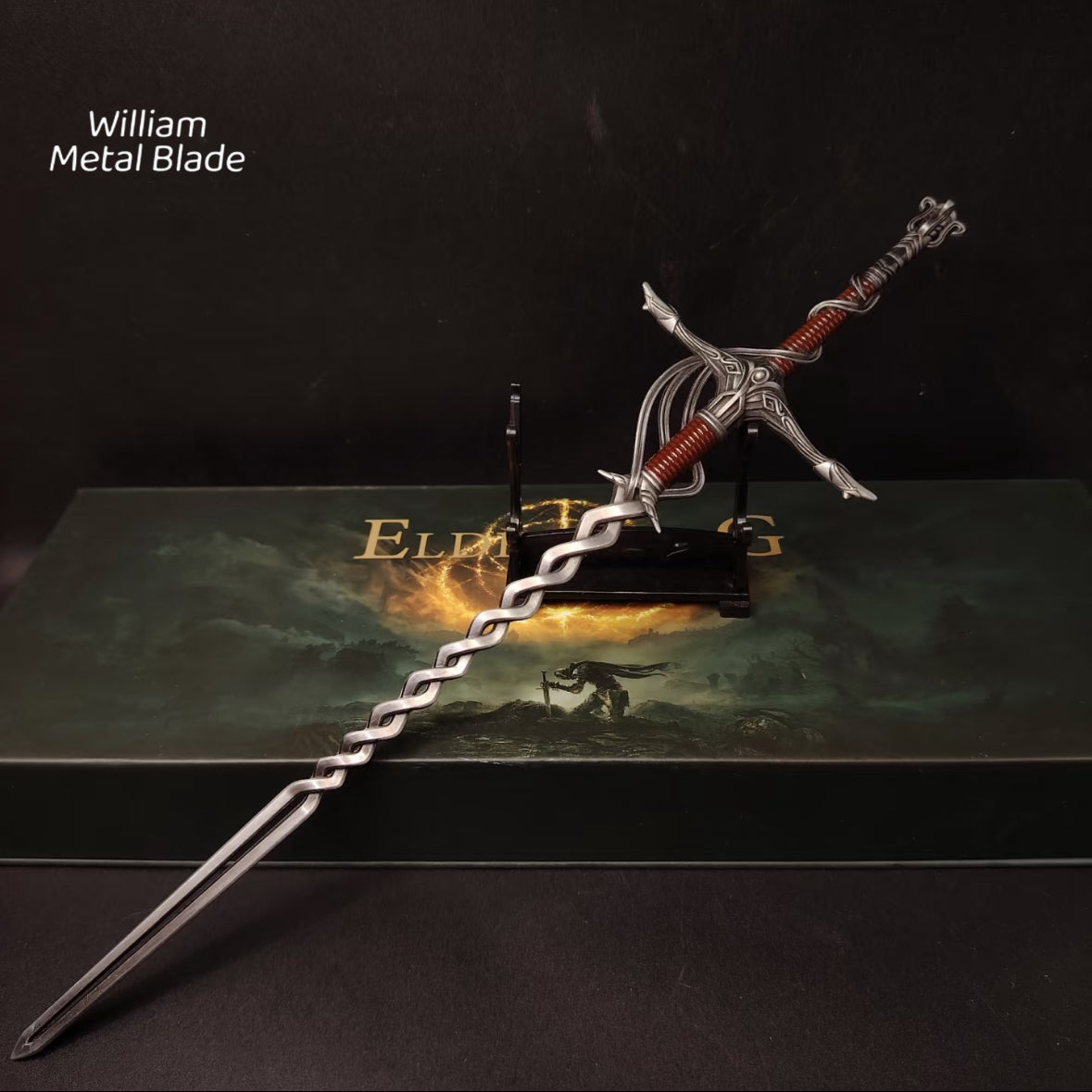 30CM/11.8" Soul Game Fire Knight's Greatsword Metal Replica
