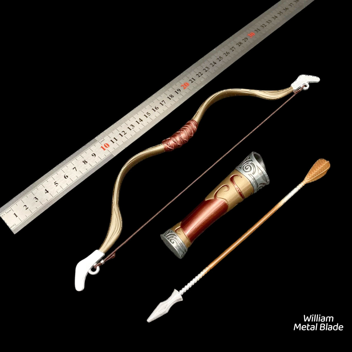 30cm/11.8 " Skyrim Hunting Bow Metal Replica