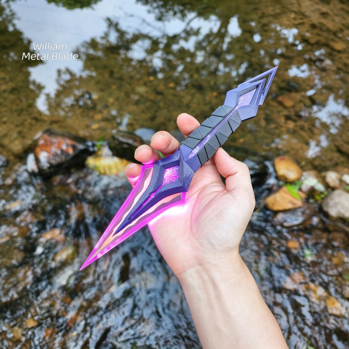 30cm/11.8" Val Kuronami Naru-Kami  Acrylic 3D Night
