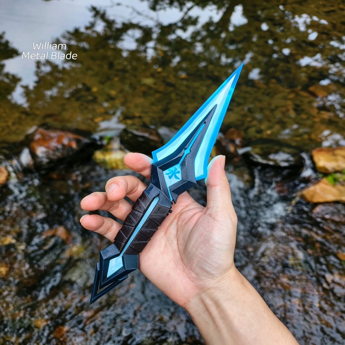 30cm/11.8" Val Kuronami Naru-Kami  Acrylic 3D Night