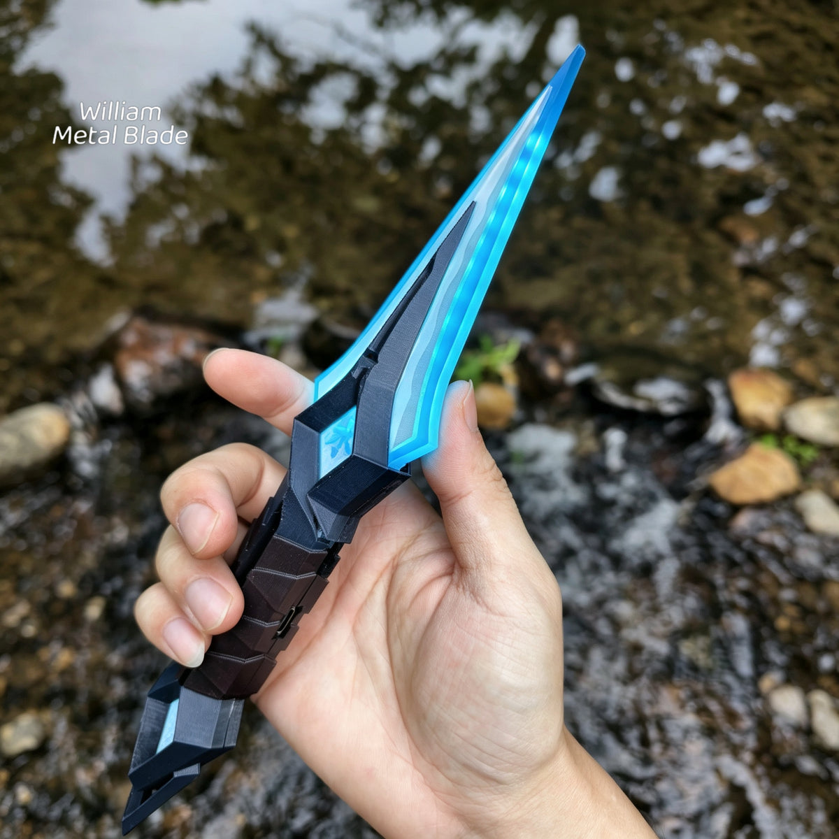 30cm/11.8" Val Kuronami Naru-Kami  Acrylic 3D Night