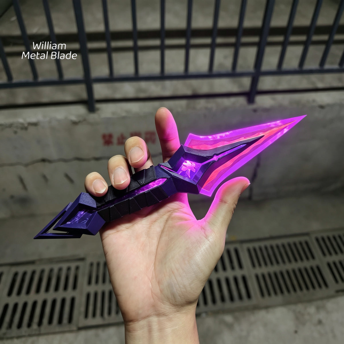 30cm/11.8" Val Kuronami Naru-Kami  Acrylic 3D Night