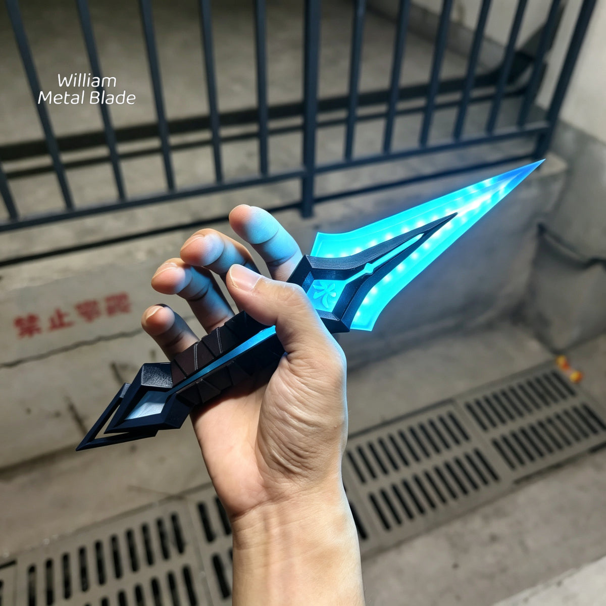 30cm/11.8" Val Kuronami Naru-Kami  Acrylic 3D Night