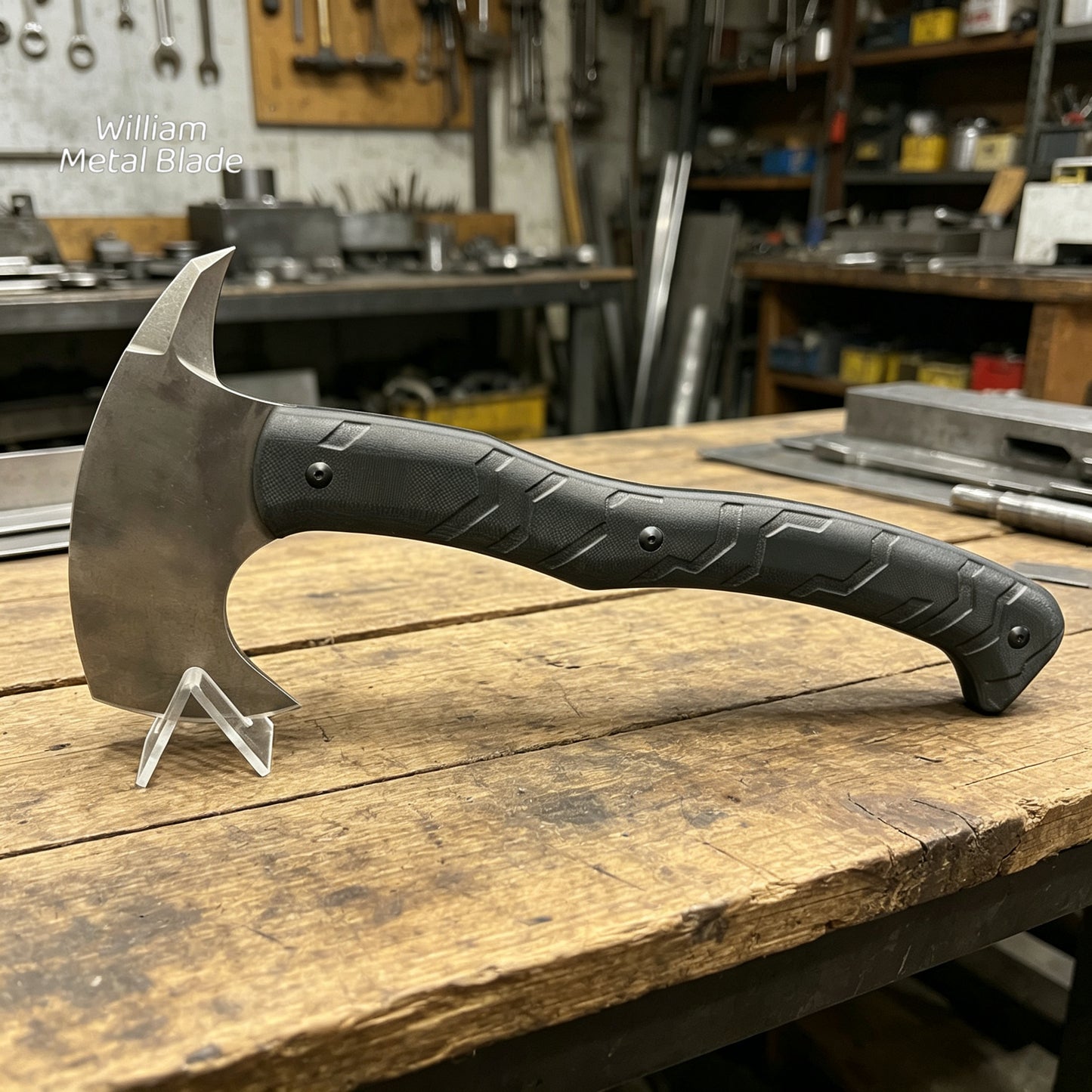 32.5CM/12.7" Hand-forging RE Requiem Axe Steel Replica