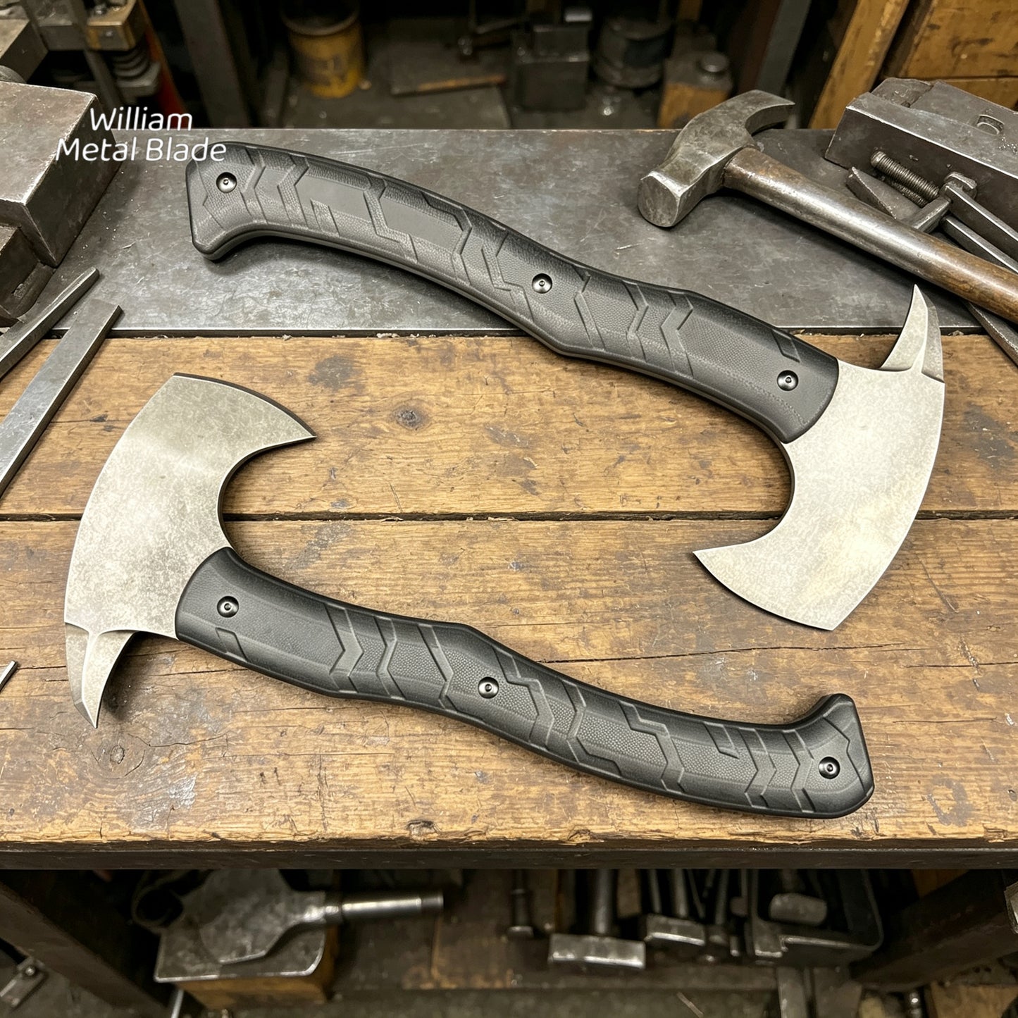 32.5CM/12.7" Hand-forging RE Requiem Axe Steel Replica
