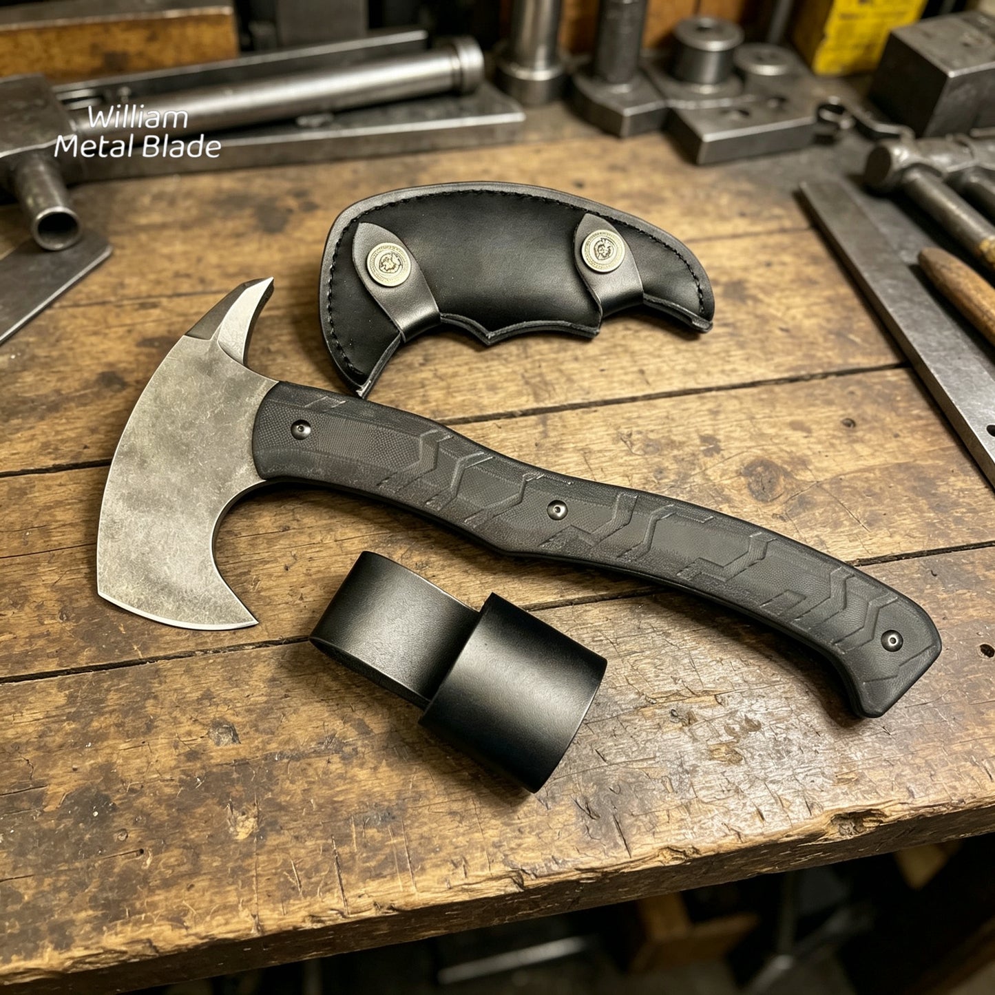 32.5CM/12.7" Hand-forging RE Requiem Axe Steel Replica
