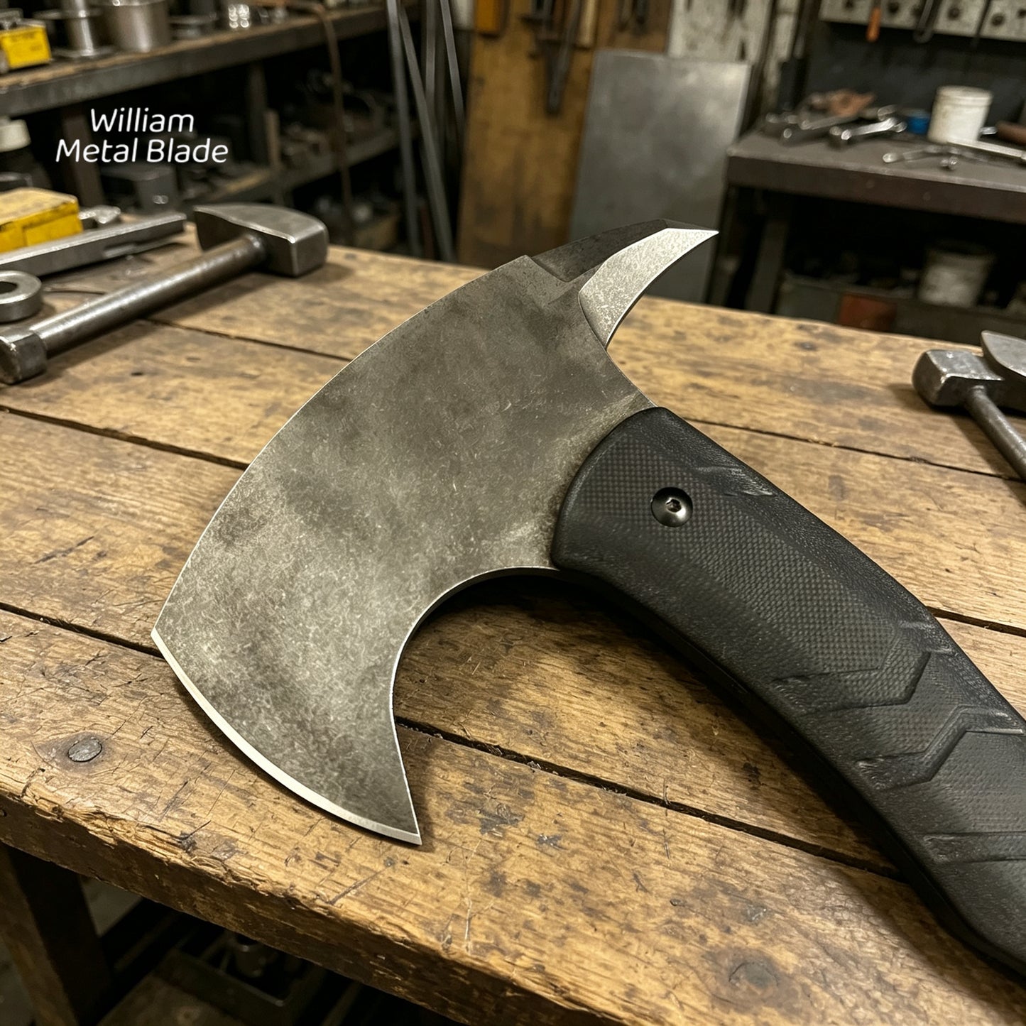 32.5CM/12.7" Hand-forging RE Requiem Axe Steel Replica