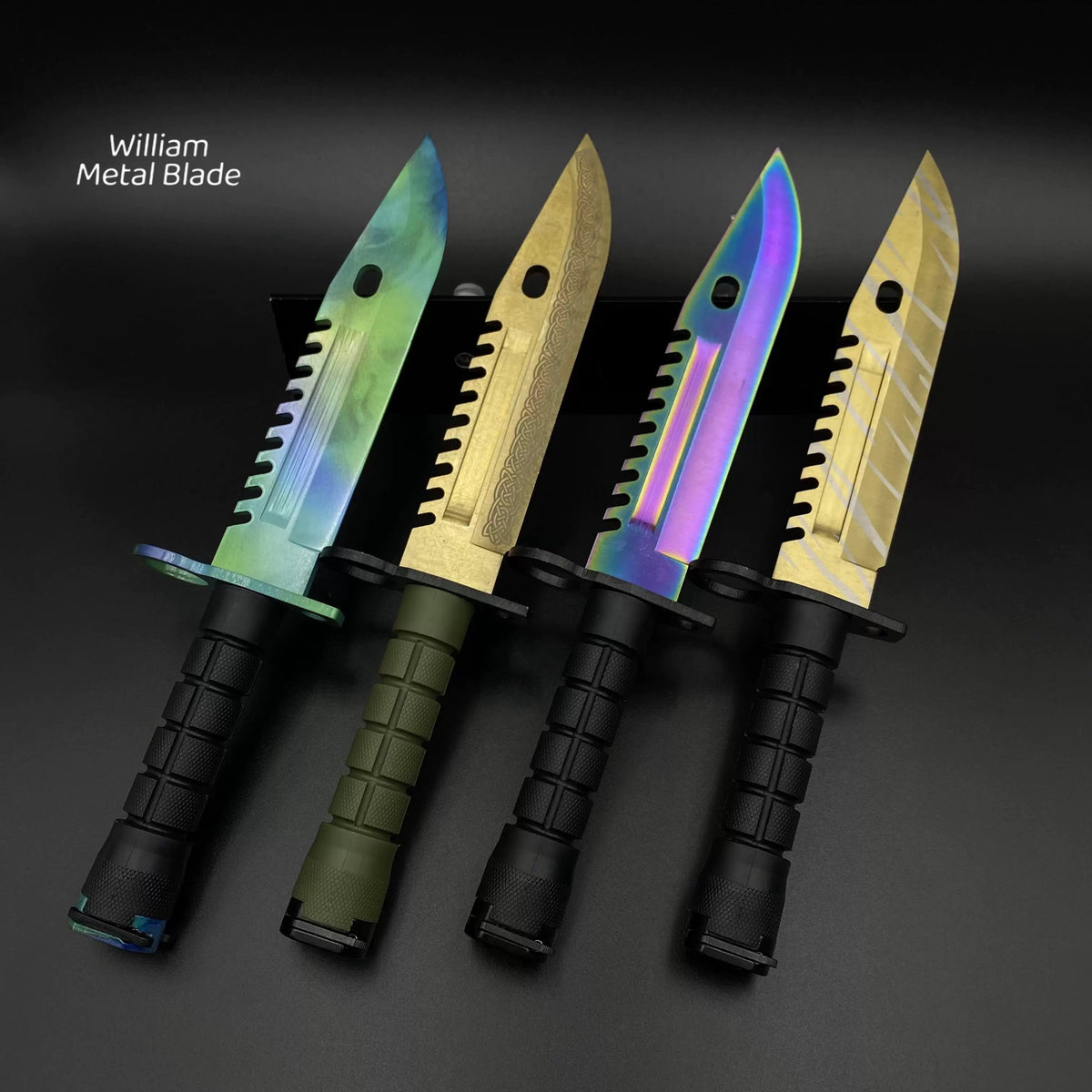 32cm/12.6'' Steel M9 Dagger Sharp Game Props 10 In 1 Pack