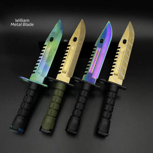 32cm/12.6'' Steel M9 Dagger Sharp Game Props 10 In 1 Pack