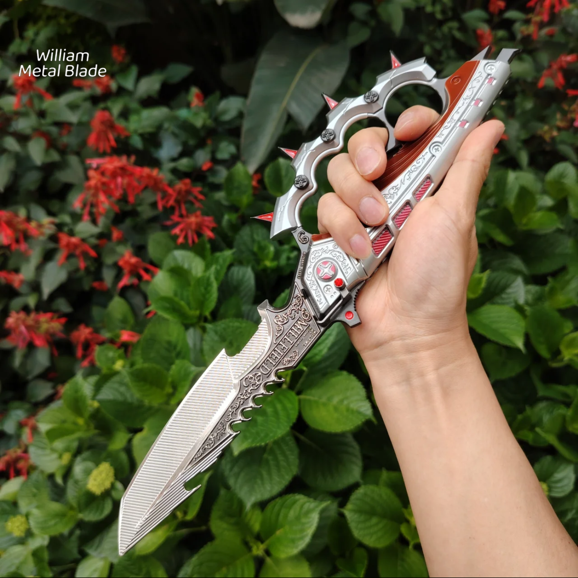33CM/12.9" Delta Force Creed Knife Metal Blunt Replica