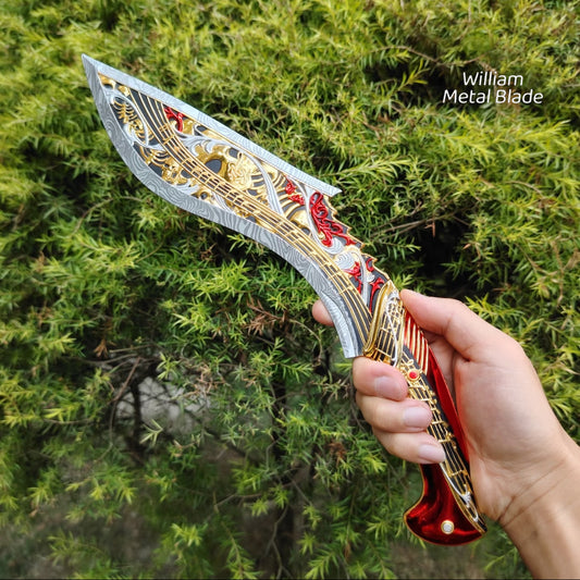 35CM/13.7" Delta Force Elegy Kukri Metal Blunt Replica