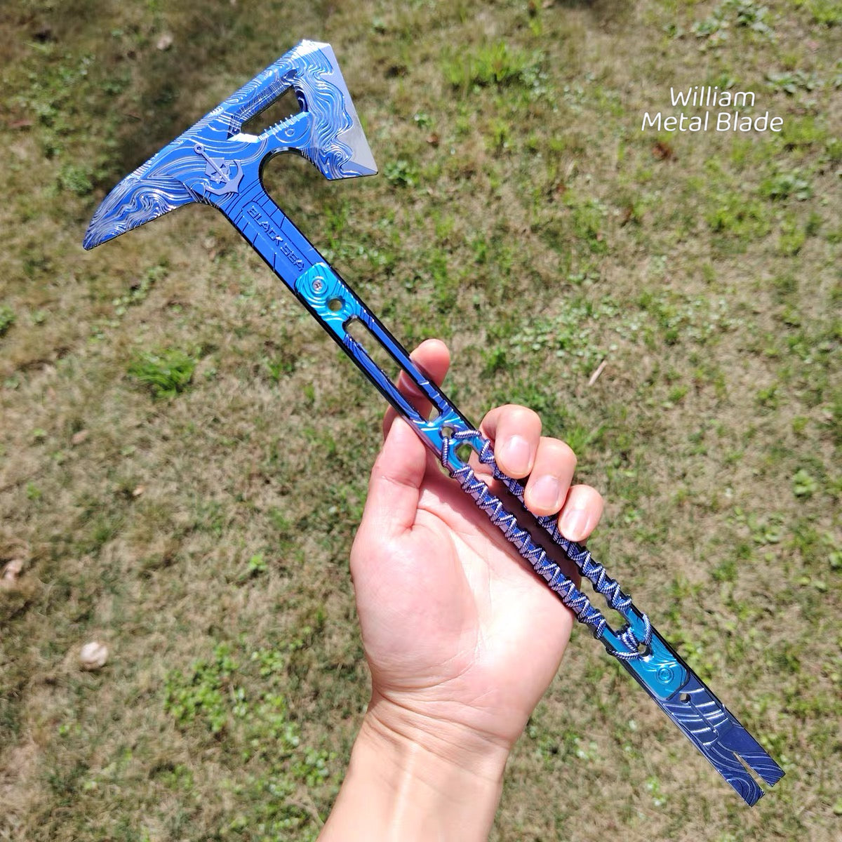35CM/8.6" DF Black Sea Tactical Axe Metal Replica