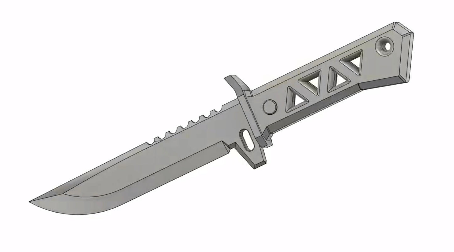 27CM/10.6 Xenohunter Knife Metal Replica