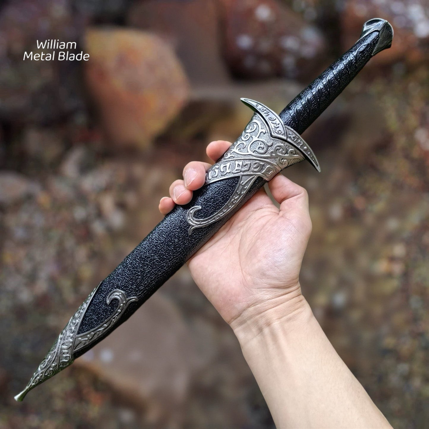 40CM/15.7" Bilbo Baggins Sword Steel Blunt Blade Display Weapon