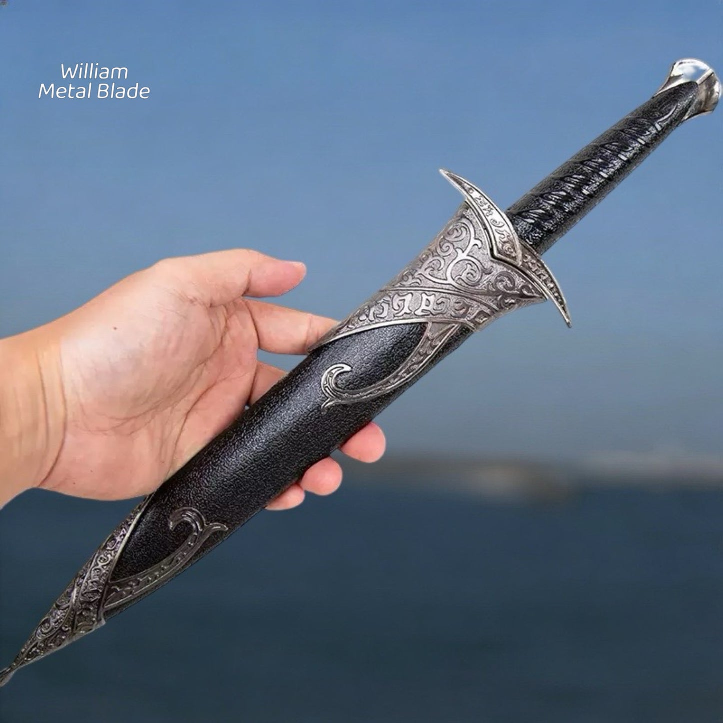 40CM/15.7" Bilbo Baggins Sword Steel Blunt Blade Display Weapon