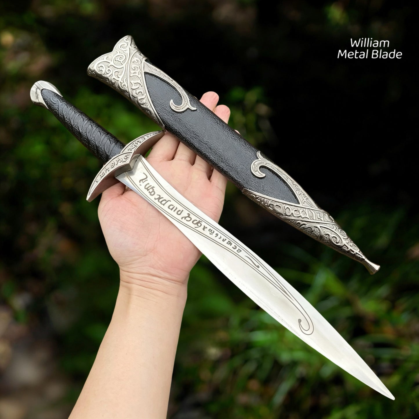40CM/15.7" Bilbo Baggins Sword Steel Blunt Blade Display Weapon