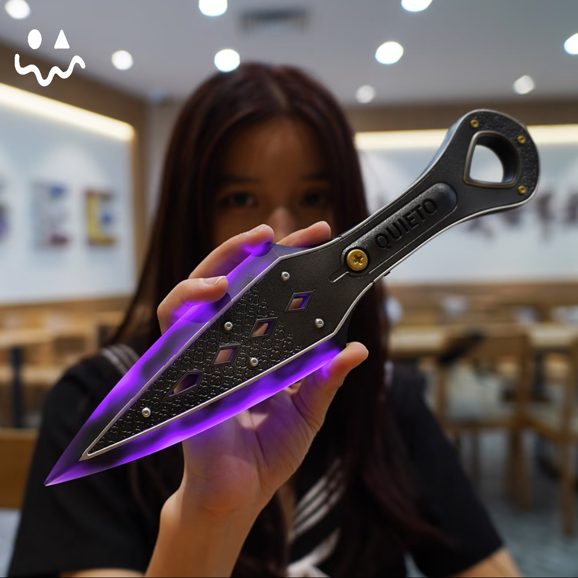 High-quality Purple Wraith Heirloom Kunai 3D Night Lamp