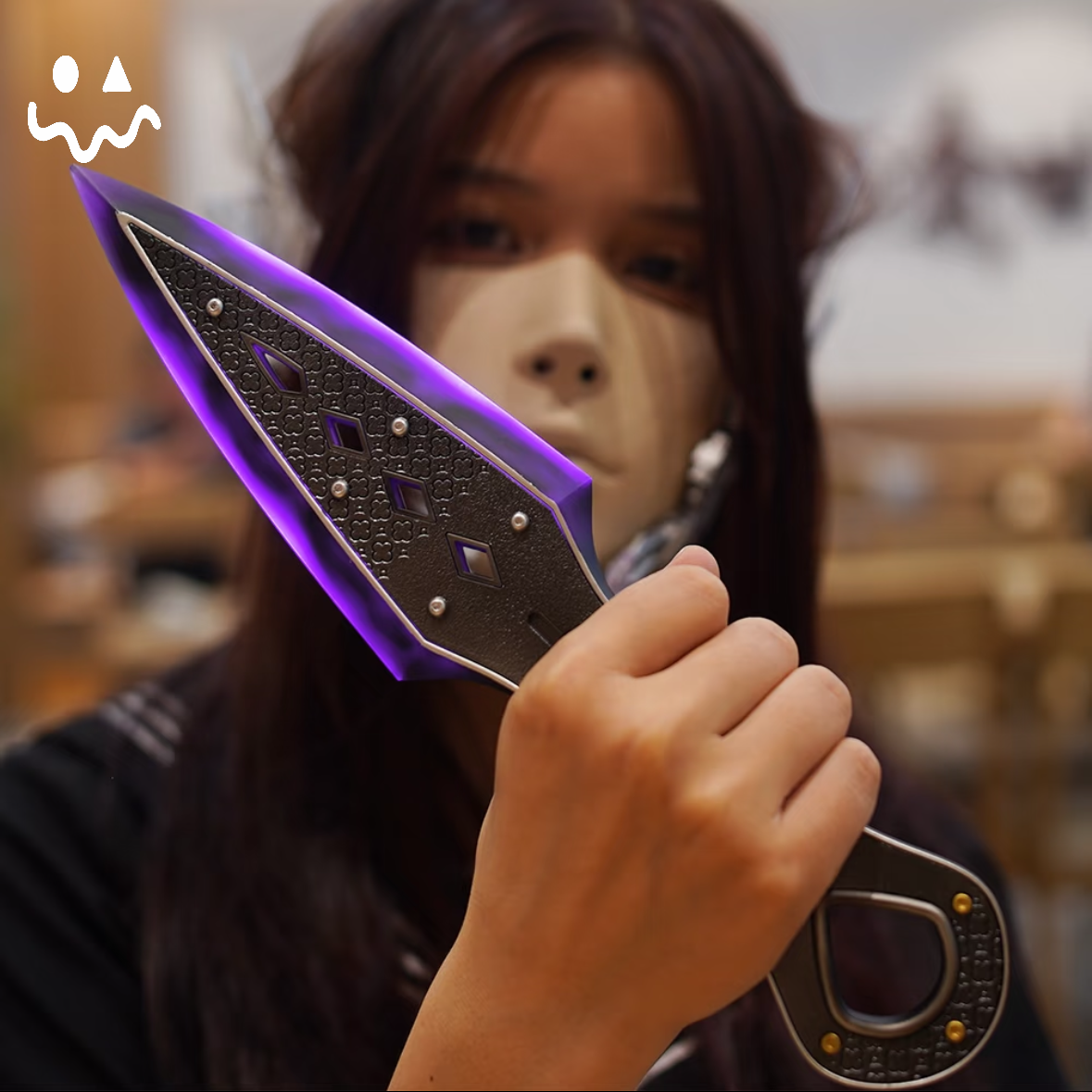 High-quality Purple Wraith Heirloom Kunai 3D Night Lamp