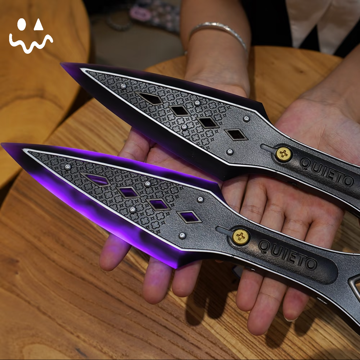 High-quality Purple Wraith Heirloom Kunai 3D Night Lamp