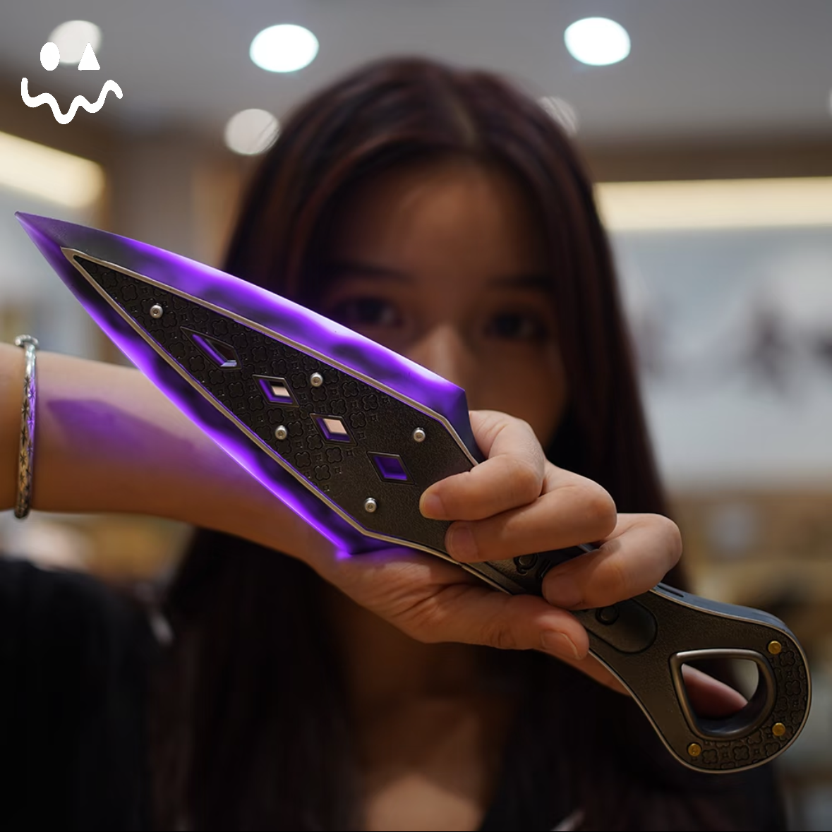 High-quality Purple Wraith Heirloom Kunai 3D Night Lamp