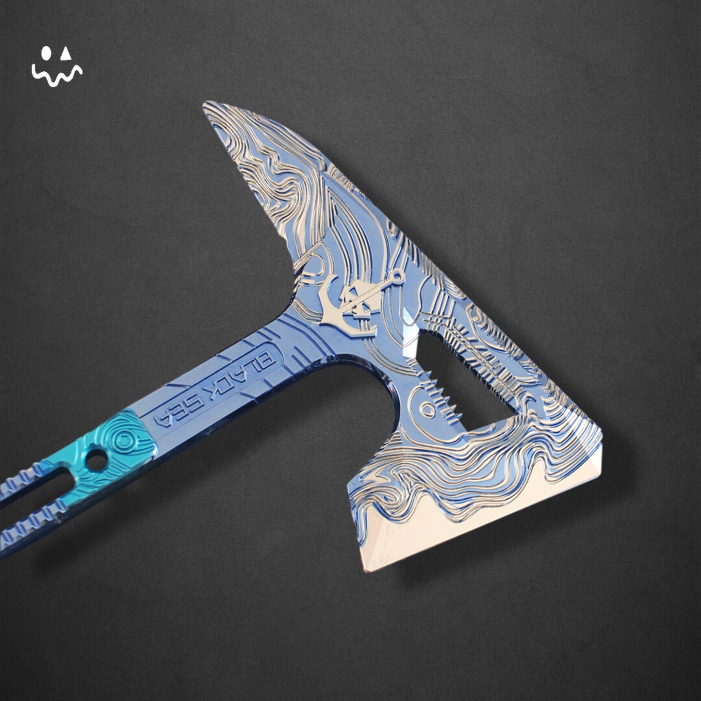 45CM/17.7" Delta Force Black Sea Tactical Axe Metal Replica
